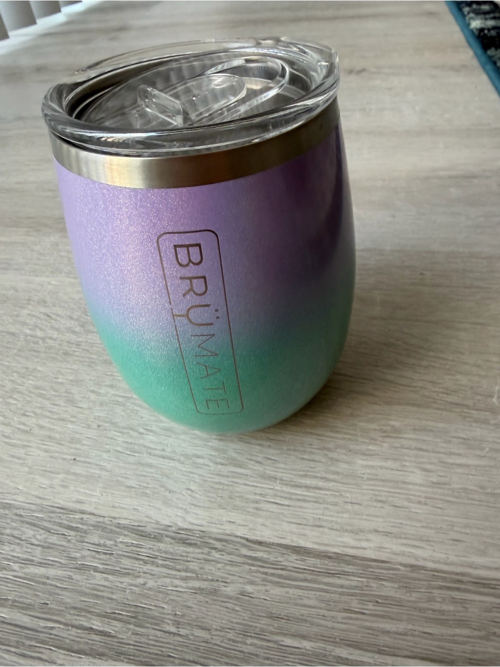 BrüMate Uncork’d Glitter Mermaid Wine Tumbler